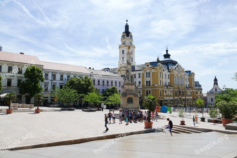 Pecs Hungary City Five Churches Building