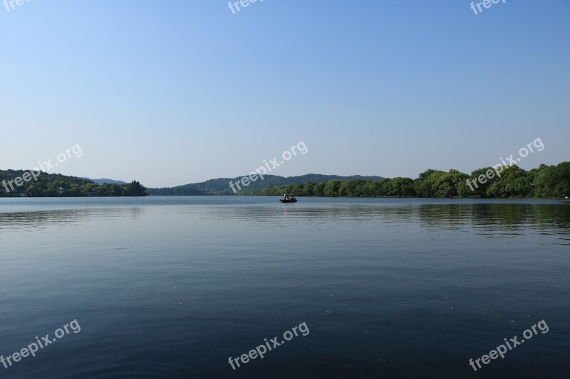 West Lake Blue Lake Free Photos