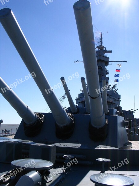 Uss Alabama Battleship Navy Wwii