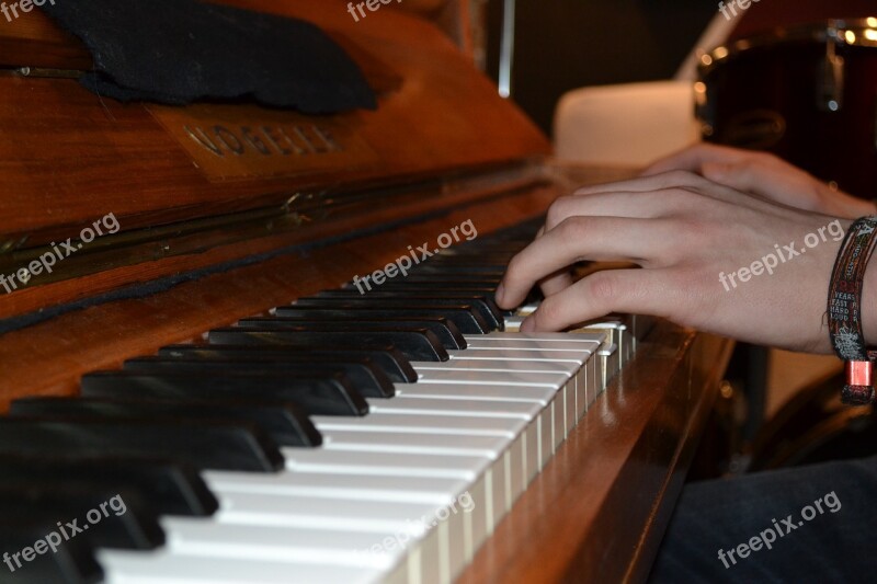 Piano Hands Piano Keys Music Instrument