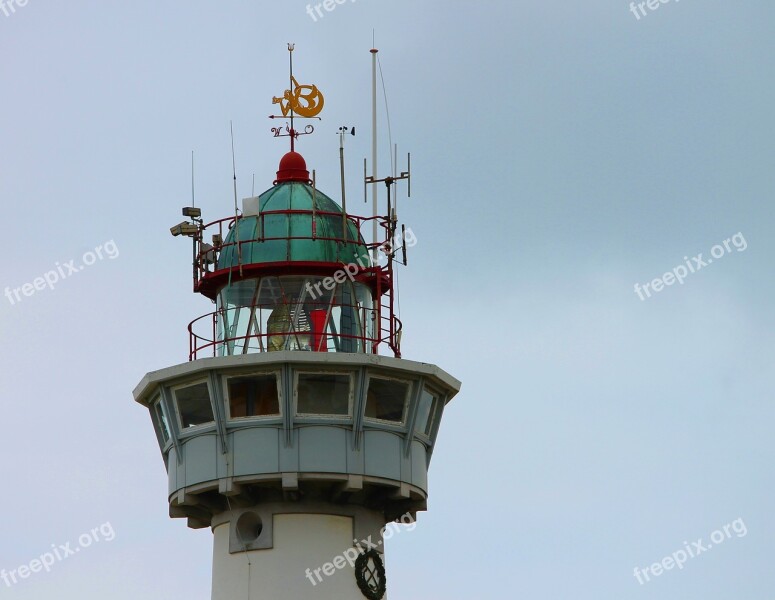 Lighthouse Coast North Sea Beacon Sea