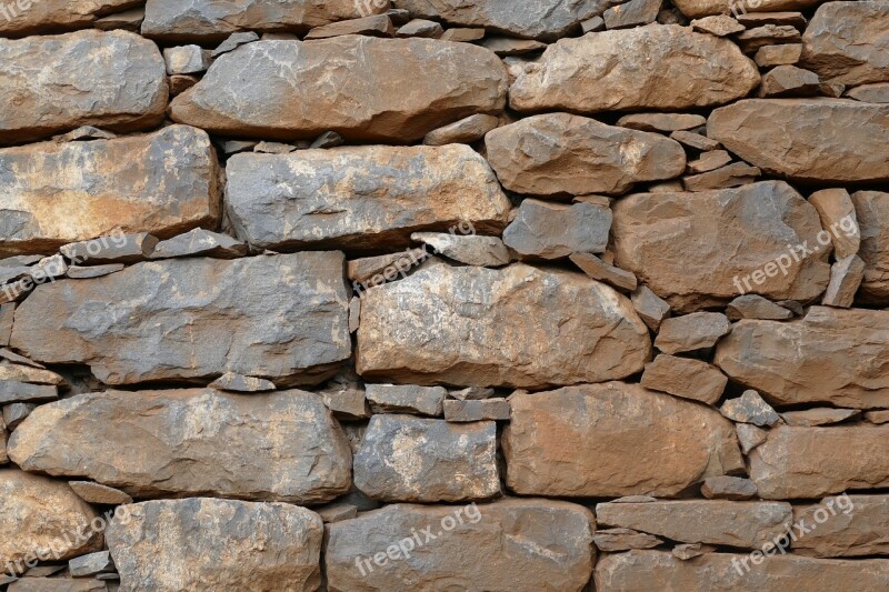 Wall Stones Grey Brown Stone