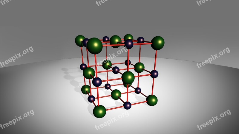 Composing 3d Cubic Surface Grating Centered