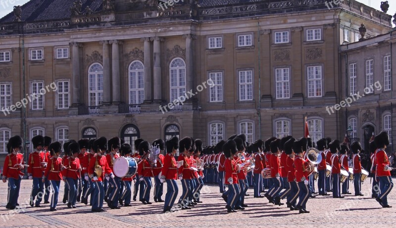 Amalienborg Castle Palace Sightseeing Royal