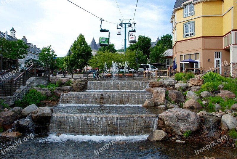 Cable Car Waterfall Aerial Lift Aerial Tramway Travel