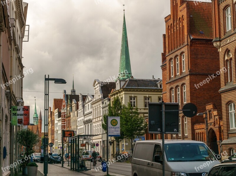 Lübeck City Architecture Historic Center Building