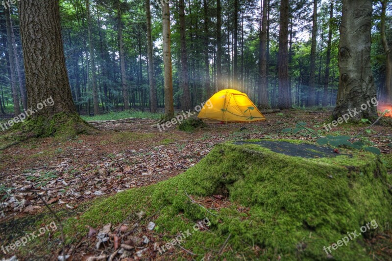 Camping Tent Wilderness Camp Nature