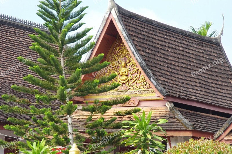 Laos Vientiane Museum Temple Pavilion