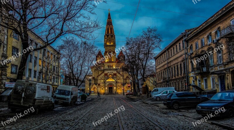 Odessa The Church Cathedral Mastova Machinery