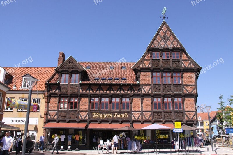 Svendborg Denmark Grocer Merchant Building