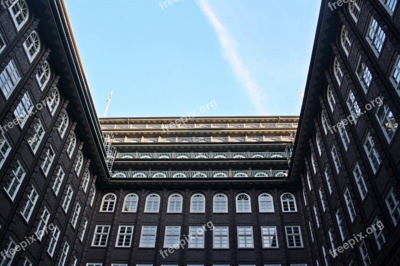 Kontorhaus Hamburg Hamburgensien Red Clinker Brick Architecture