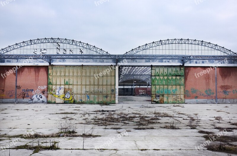 Factory Industrial Architecture Shed Ruin Industry