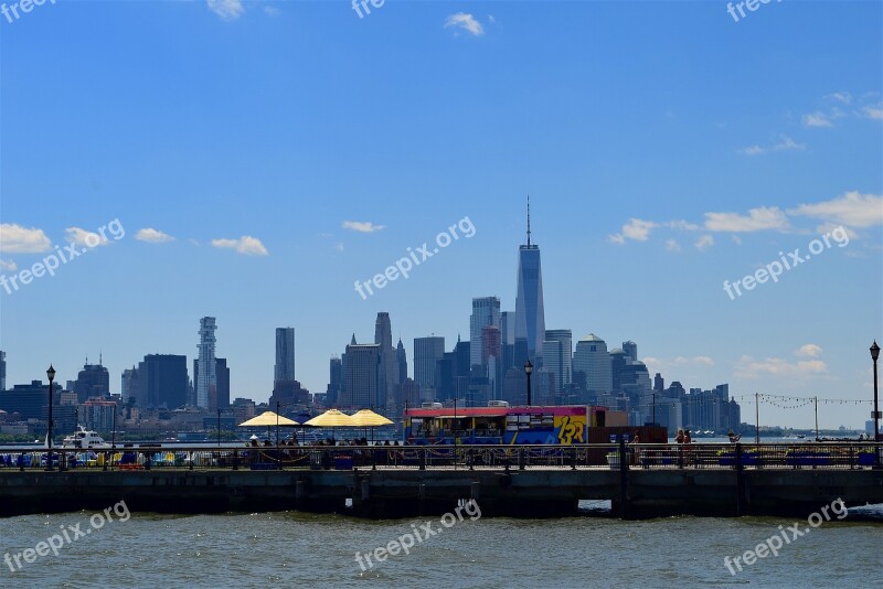 Port Harbor Nyc River Hudson