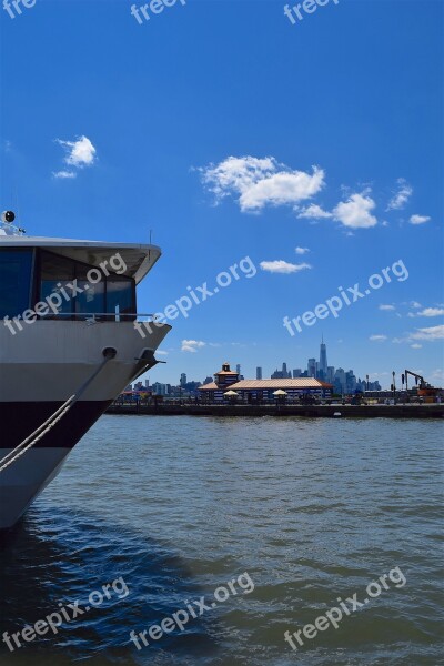 Ship Cruise Harbor Nyc Cruise Ship