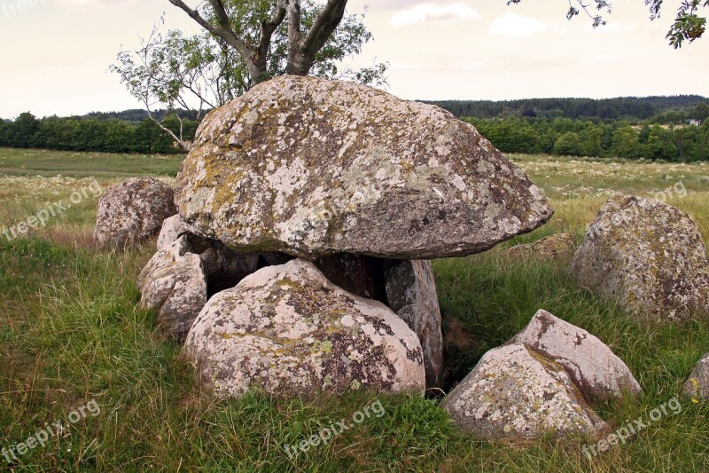 Dolmen Cairn Rocks Ancient Stone Age