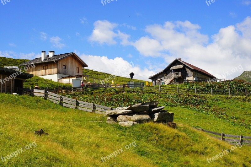 Alm Italy South Tyrol Mountains Landscape