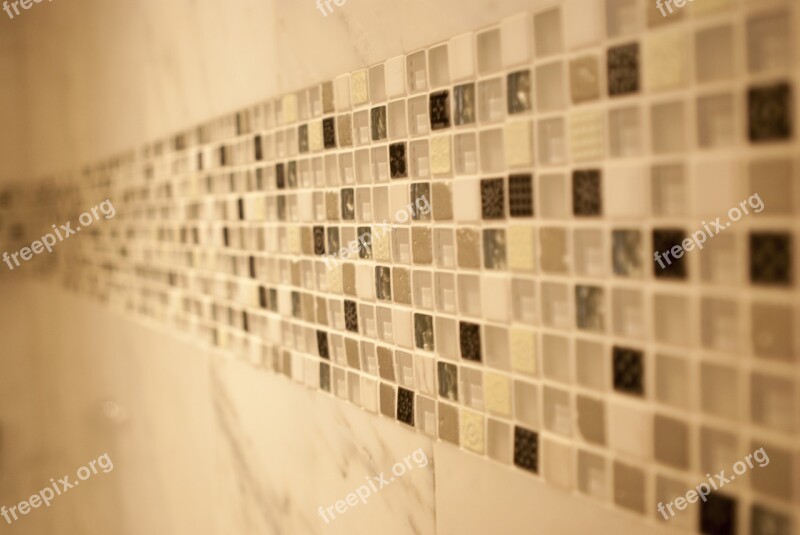 Tiles Mosaics Marble Wall Tiled