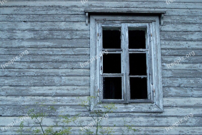 Textura Wooden House Boards Window Wooden Wall