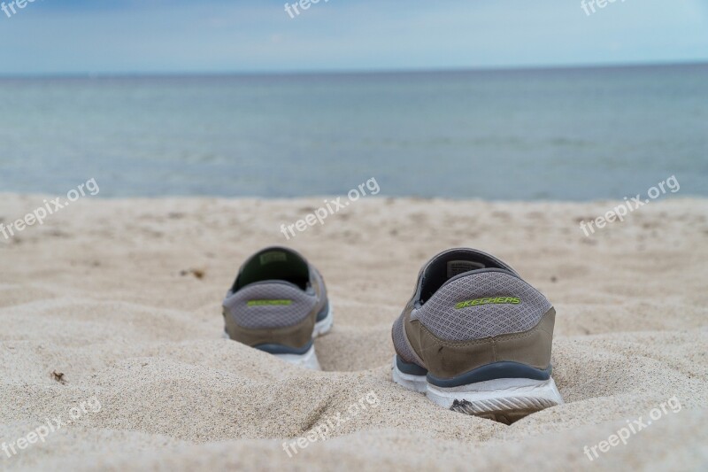 Beach Baltic Sea Shoes Sea Coast