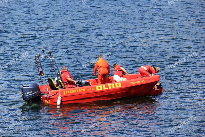 Dlrg Boat Water Rescue Lifeboat Rescue