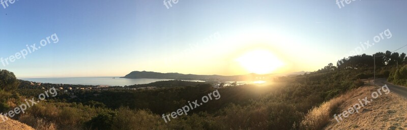 Panorama South Blue Landscape Mountain