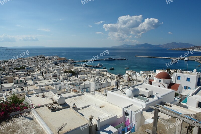 Mykonos Greece Europe Island Greek