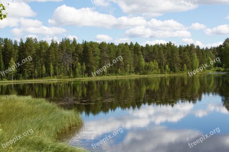 Sweden Nature Wallpaper Lake Landscape