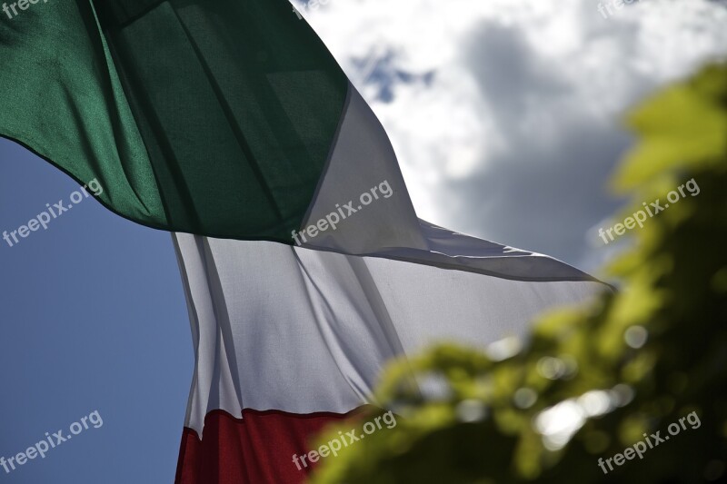 Flag Italy Tricolor Italy Flag Italian Flag