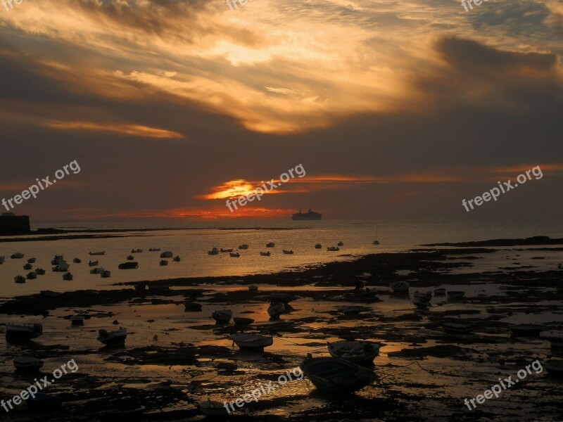 Sunset Landscape Sky Evening Sun Natural Landscape