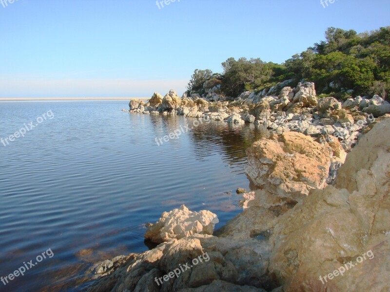 South Africa Western Cape Hermanus Lagoon River Mouth