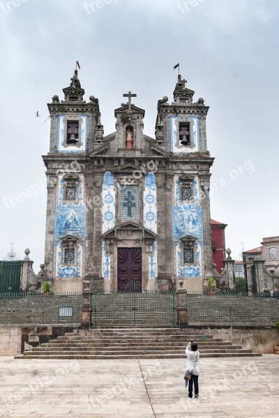 Church Porto Historic Center Historically Tourism