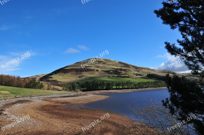 Lake Hills Landscape Nature Mountain