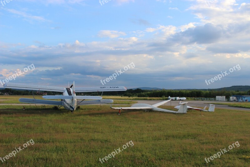 Glider The Plane Sky Fly Flying Club