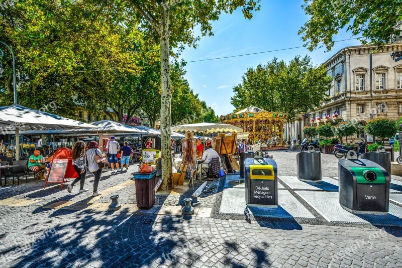 Provence Avignon Market Fair Carousel