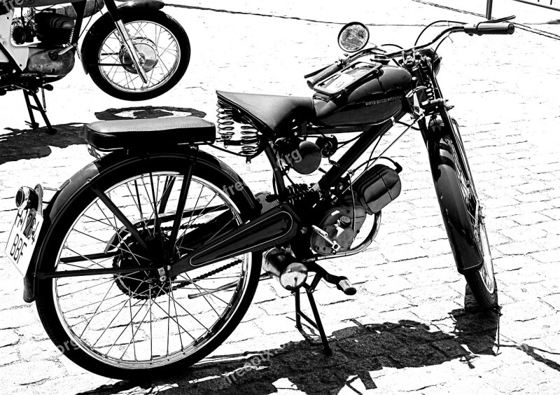 Motorcycle Old Bike Black And White Free Photos