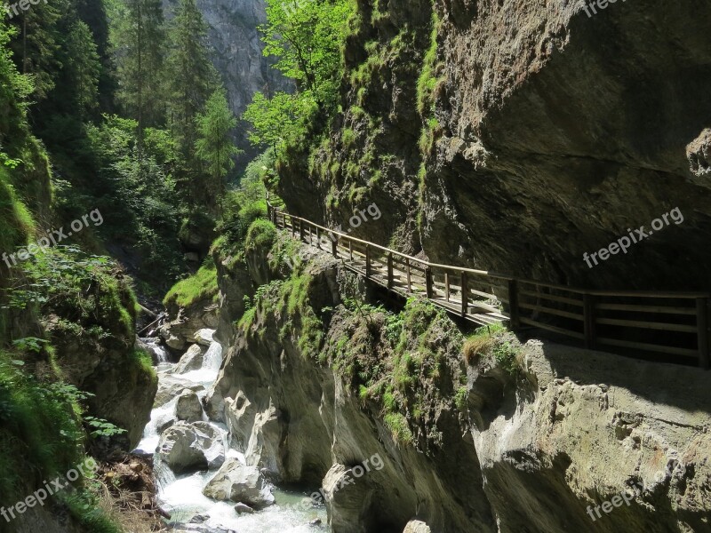 Taxenbach Klamm Nature Hiking Walking Path