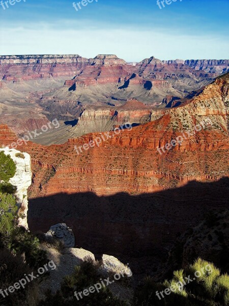 Grand Canyon Usa Landscape America Panorama