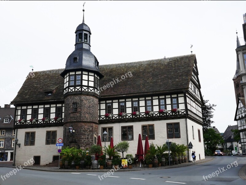 Town Hall Historically Truss Building Architecture