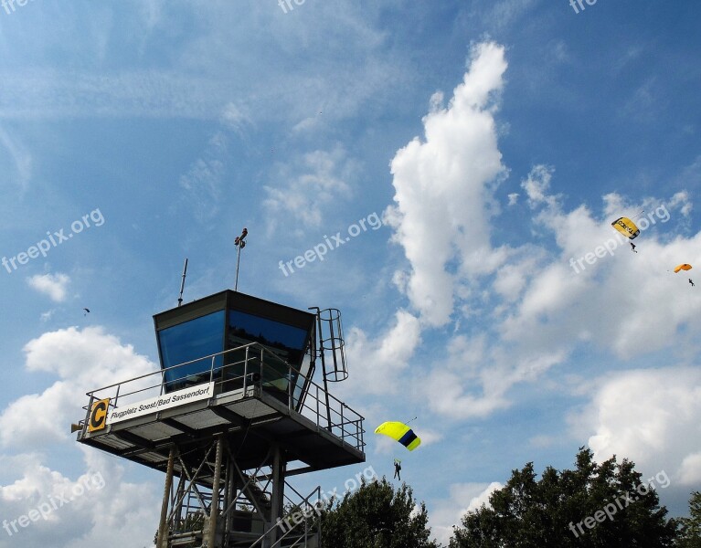 Parachute Sport Parachutist Skydive Float