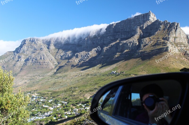 Table Mountain South Africa Cape Town Landscape Outlook