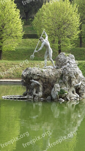 Florence Boboli Tuscany Garden Fontana