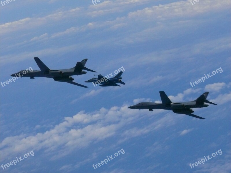 B-1b Lancer Bomber South Korea Korea