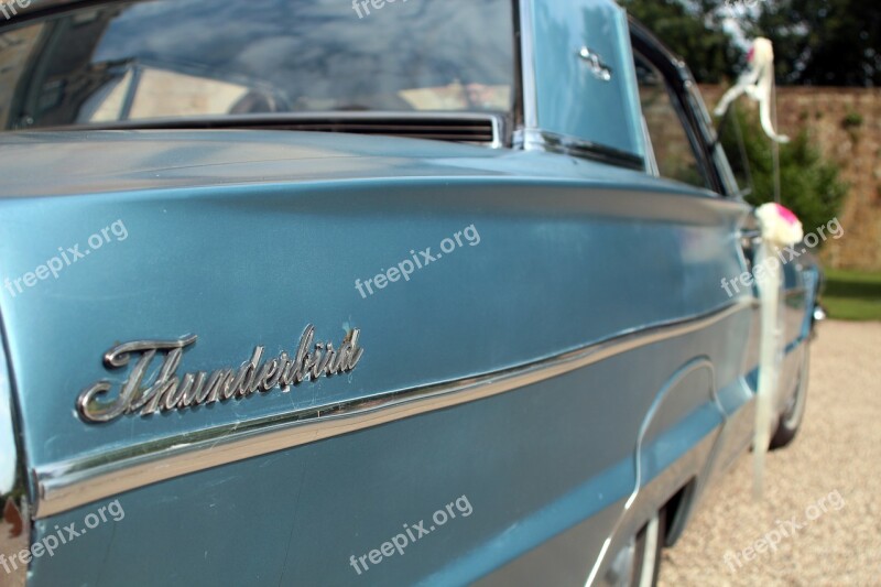 Thunderbird Oldtimer Wedding Car Auto Ford