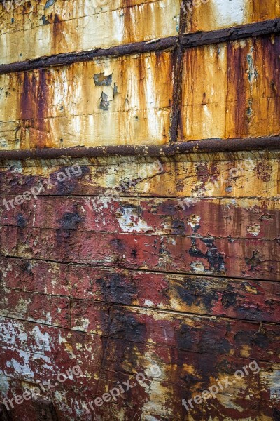 Texture Texture Rust Rust Boat Hull Peeling Paint