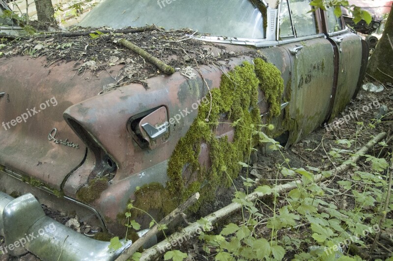 Auto Car Cemetery Oldtimer Rust Stainless Karre