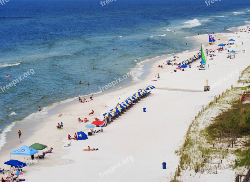 Panama City Beach Beach Florida Ocean Sand