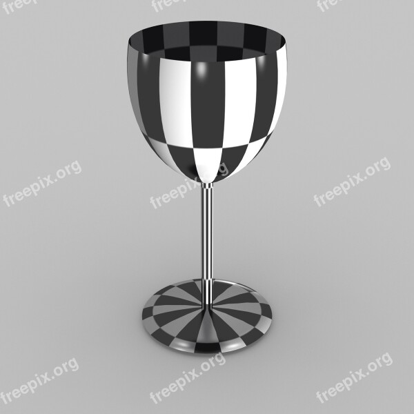 Chalice Chequered 3d Model Check