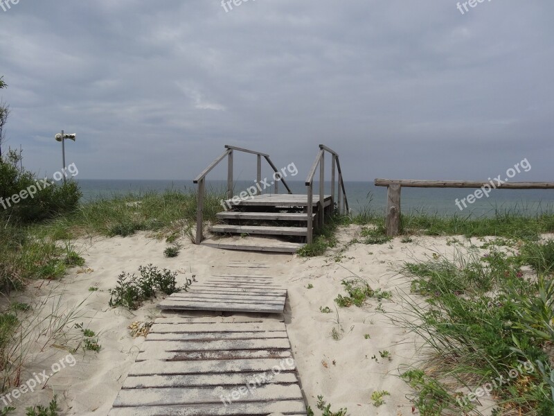 Sea Baltika Sand Ladder Sky