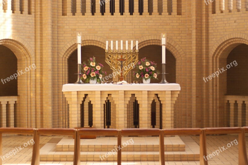 Grundtvig's Church Church Cathedral Interior The Altar