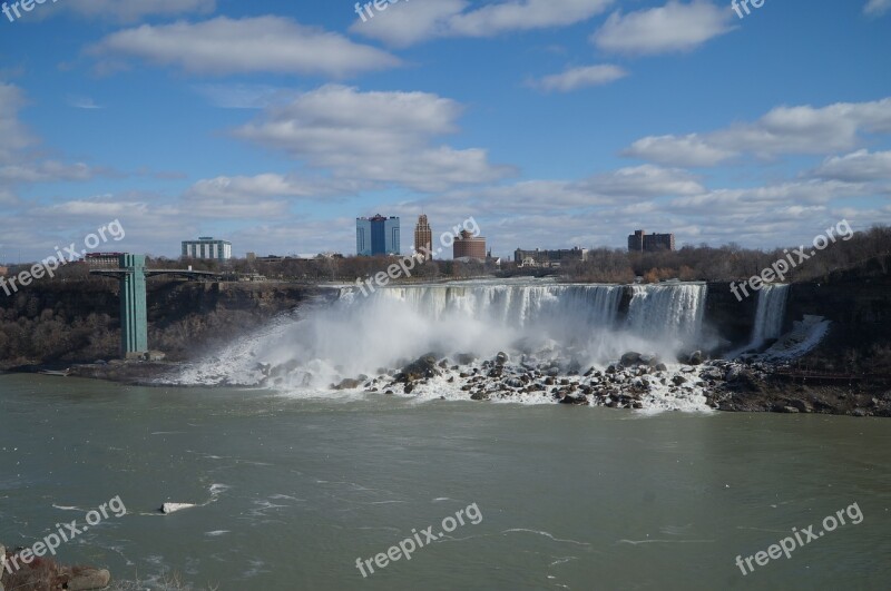 Waterfall Niagara American Falls Water Nature